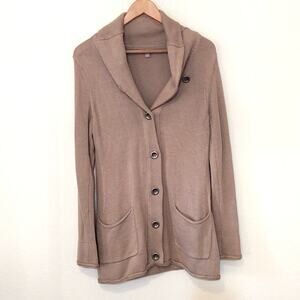 J. Jill cotton angora blend knit cardigan